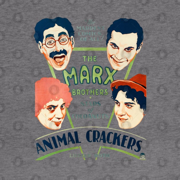 Animal Crackers Movie Poster by MovieFunTime